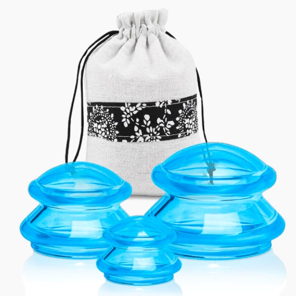 Lot De 4 Ventouses En Silicone Pour Massage Corporel - Détente Et Soulagement Des Douleurs Musculaires
