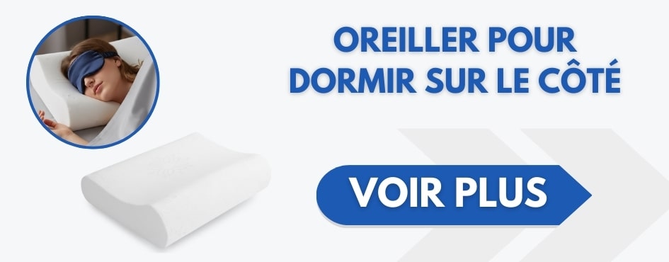 oreiller dormeur côté