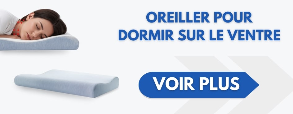oreiller dormeur ventre