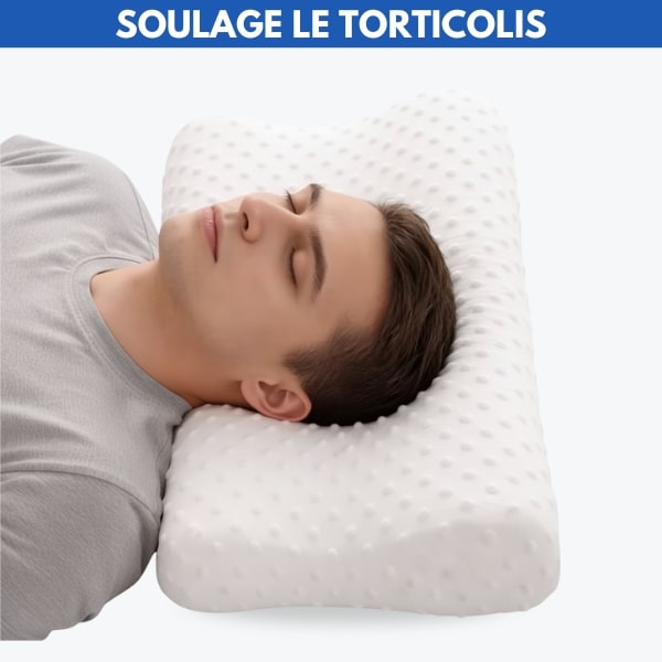 oreiller anti torticolis