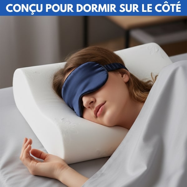 oreiller cervical pour dormir sur le côté