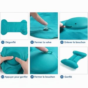 coussin lombaire gonflable avion