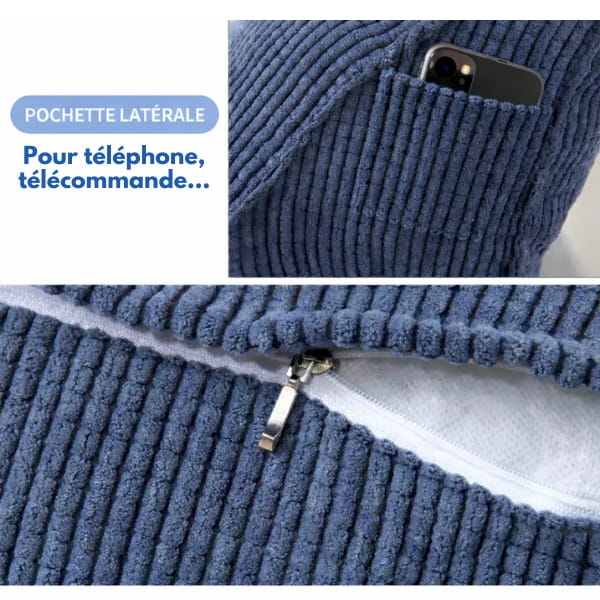 gros coussin dos canapé