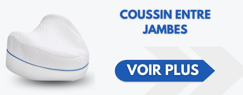 coussin à mettre entre les jambes