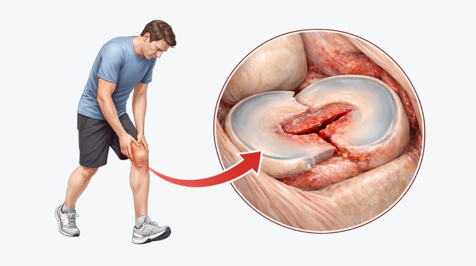 peut-on marcher avec une fissure du ménisque